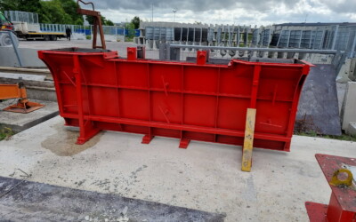 MOULE POUR MURET DE PROTECTION CHANTIER